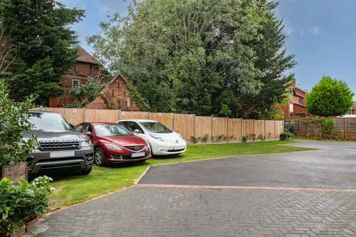 Secure on-site parking at Springfield House B&B, Coleshill — ideal for Stay, Park & Fly near Birmingham Airport