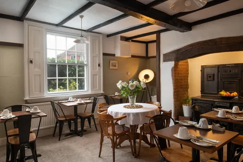 Full English breakfast at Springfield House B&B, Coleshill near Birmingham Airport (BHX)